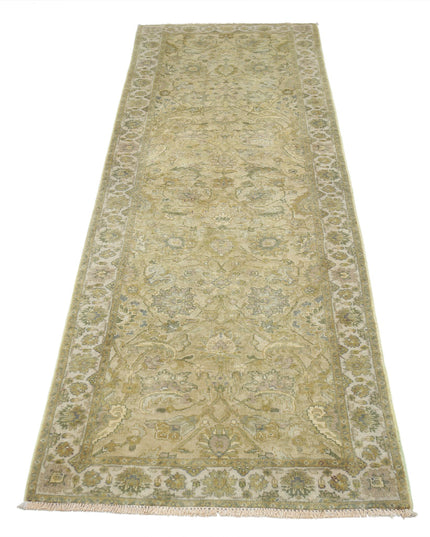 Ziegler 2' 8" X 7' 8" Hand Knotted Wool Rug 2' 8" X 7' 8" (81 X 234) / Green / Wool