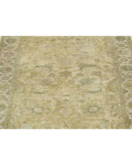 Ziegler 2' 8" X 7' 8" Hand Knotted Wool Rug 2' 8" X 7' 8" (81 X 234) / Green / Wool