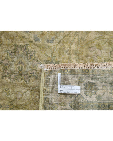 Ziegler 2' 8" X 7' 8" Hand Knotted Wool Rug 2' 8" X 7' 8" (81 X 234) / Green / Wool
