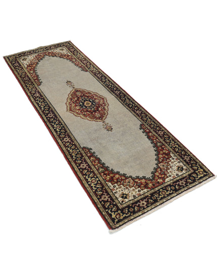 Ziegler 2' 3" X 6' 7" Hand Knotted Wool Rug 2' 3" X 6' 7" (69 X 201) / Grey / Wool