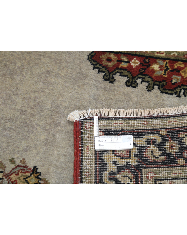 Ziegler 2' 3" X 6' 7" Hand Knotted Wool Rug 2' 3" X 6' 7" (69 X 201) / Grey / Wool
