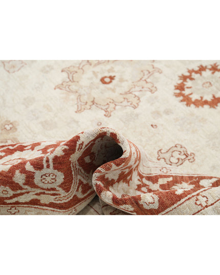 Ziegler 15' 0" X 21' 6" Hand Knotted Wool Rug 15' 0" X 21' 6" (457 X 655) / Ivory / Wool