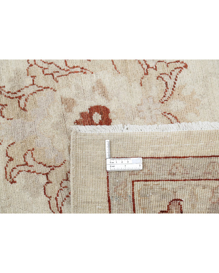Ziegler 15' 0" X 21' 6" Hand Knotted Wool Rug 15' 0" X 21' 6" (457 X 655) / Ivory / Wool