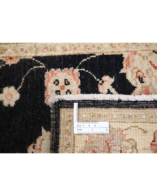 Ziegler 2' 7" X 9' 7" Hand Knotted Wool Rug 2' 7" X 9' 7" (79 X 292) / Black / Wool
