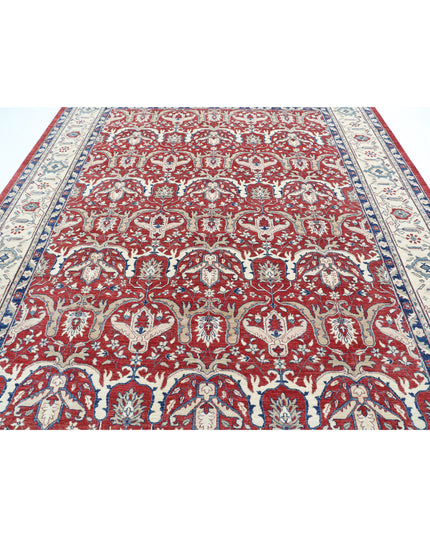 Ziegler 9' 0" X 11' 6" Hand Knotted Wool Rug 9' 0" X 11' 6" (274 X 351) / Red / Wool