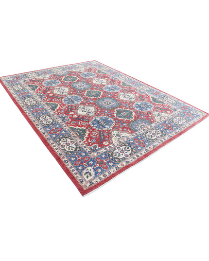Ziegler 7' 9" X 9' 11" Hand Knotted Wool Rug 7' 9" X 9' 11" (236 X 302) / Red / Wool