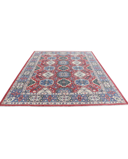 Ziegler 7' 9" X 9' 11" Hand Knotted Wool Rug 7' 9" X 9' 11" (236 X 302) / Red / Wool