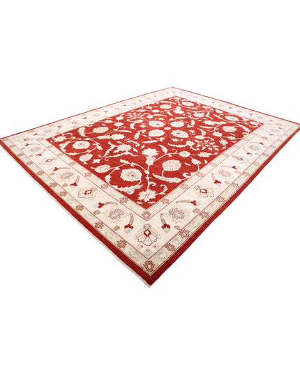 Ziegler 9' 0" X 11' 11" Hand Knotted Wool Rug 9' 0" X 11' 11" (274 X 363) / Red / Wool