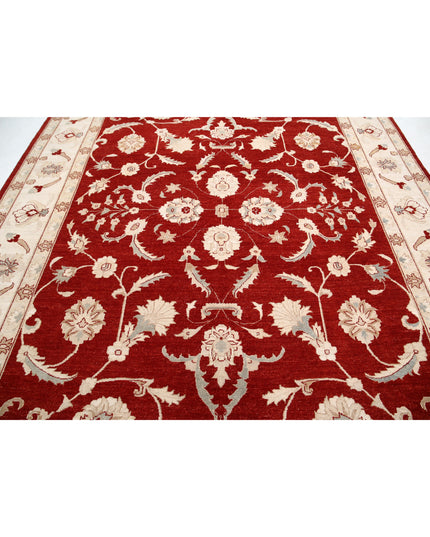 Ziegler 9' 0" X 11' 11" Hand Knotted Wool Rug 9' 0" X 11' 11" (274 X 363) / Red / Wool