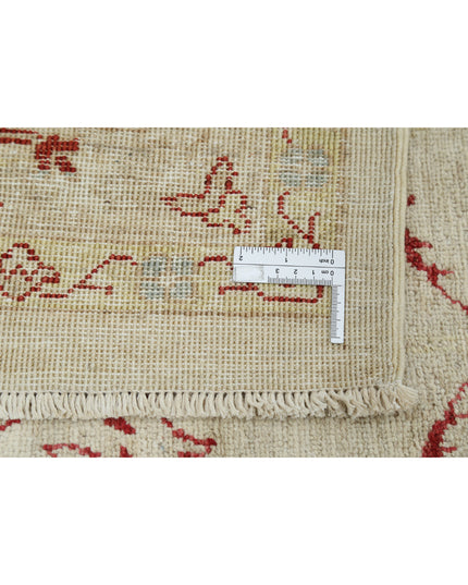 Ziegler 8' 4" X 11' 10" Hand Knotted Wool Rug 8' 4" X 11' 10" (254 X 361) / Ivory / Wool