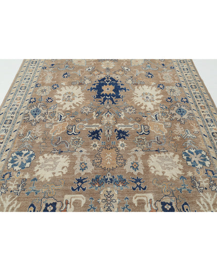Ziegler 6' 5" X 9' 4" Hand Knotted Wool Rug 6' 5" X 9' 4" (196 X 284) / Taupe / Wool