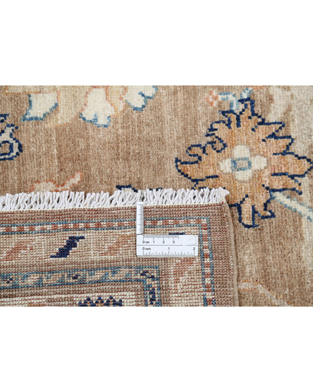 Ziegler 6' 5" X 9' 4" Hand Knotted Wool Rug 6' 5" X 9' 4" (196 X 284) / Taupe / Wool
