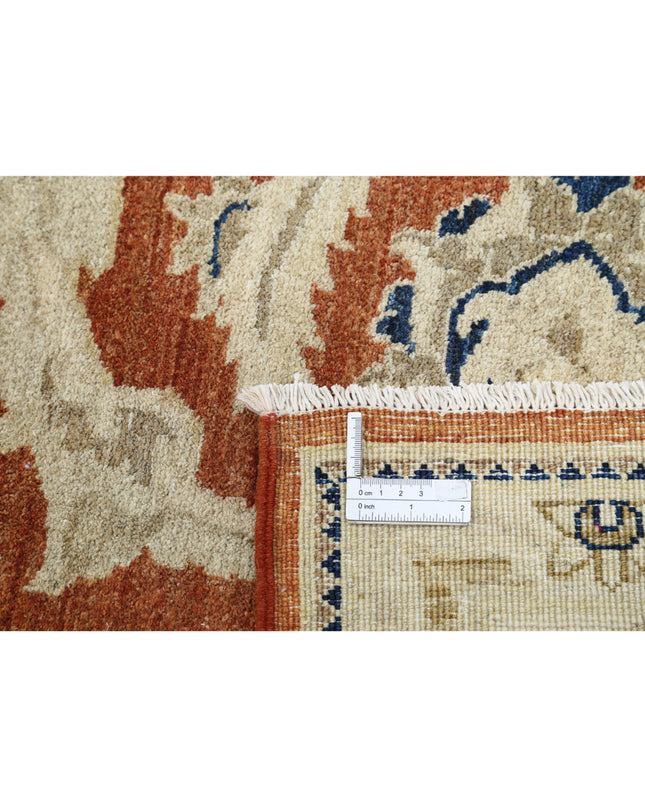 Ziegler 8' 0" X 10' 0" Hand Knotted Wool Rug 8' 0" X 10' 0" (244 X 305) / Rust / Wool