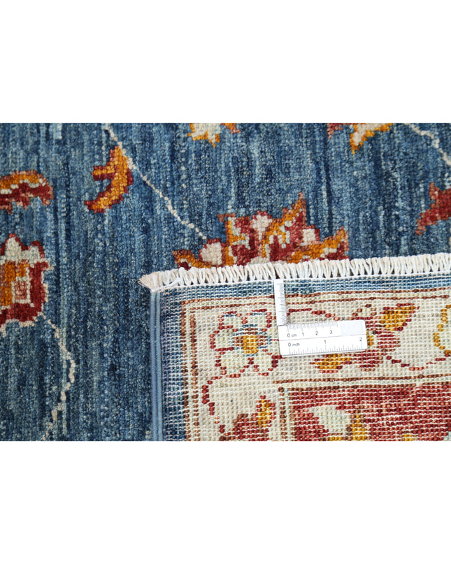 Ziegler 8' 3" X 9' 10" Hand Knotted Wool Rug 8' 3" X 9' 10" (251 X 300) / Blue / Wool