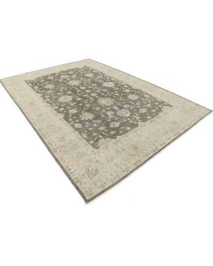 Ziegler 8' 0" X 11' 4" Hand Knotted Wool Rug 8' 0" X 11' 4" (244 X 345) / Green / Wool