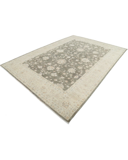 Ziegler 8' 0" X 11' 4" Hand Knotted Wool Rug 8' 0" X 11' 4" (244 X 345) / Green / Wool