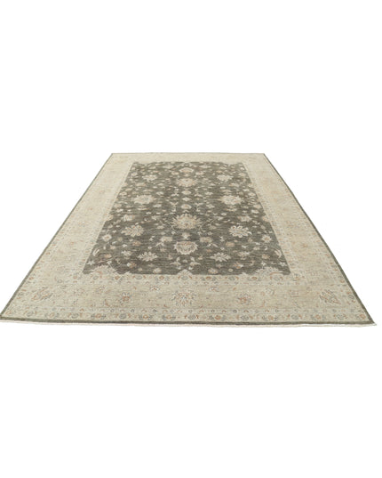 Ziegler 8' 0" X 11' 4" Hand Knotted Wool Rug 8' 0" X 11' 4" (244 X 345) / Green / Wool