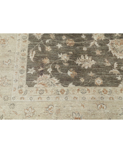 Ziegler 8' 0" X 11' 4" Hand Knotted Wool Rug 8' 0" X 11' 4" (244 X 345) / Green / Wool