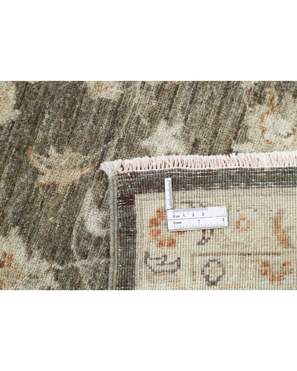 Ziegler 8' 0" X 11' 4" Hand Knotted Wool Rug 8' 0" X 11' 4" (244 X 345) / Green / Wool