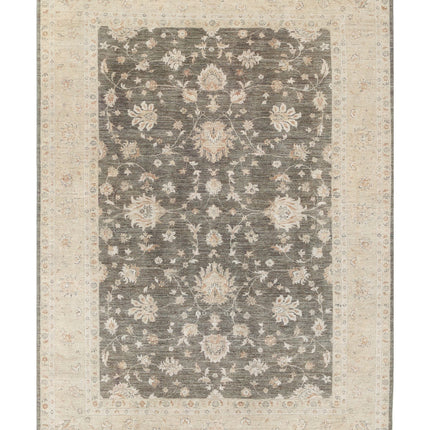 Ziegler 8' 0" X 11' 4" Hand Knotted Wool Rug 8' 0" X 11' 4" (244 X 345) / Green / Wool