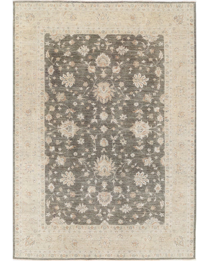 Ziegler 8' 0" X 11' 4" Hand Knotted Wool Rug 8' 0" X 11' 4" (244 X 345) / Green / Wool