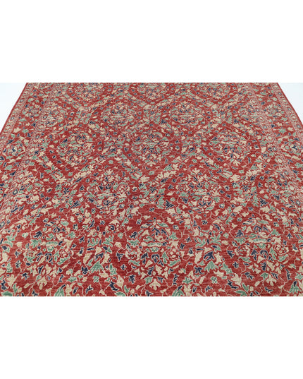 Ziegler 7' 11" X 9' 10" Hand Knotted Wool Rug 7' 11" X 9' 10" (241 X 300) / Red / Wool