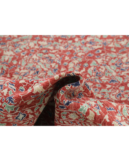 Ziegler 7' 11" X 9' 10" Hand Knotted Wool Rug 7' 11" X 9' 10" (241 X 300) / Red / Wool