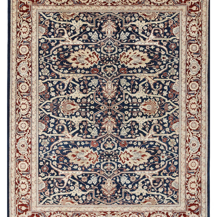 Ziegler 9' 0" X 11' 6" Hand Knotted Wool Rug 9' 0" X 11' 6" (274 X 351) / Blue / Wool