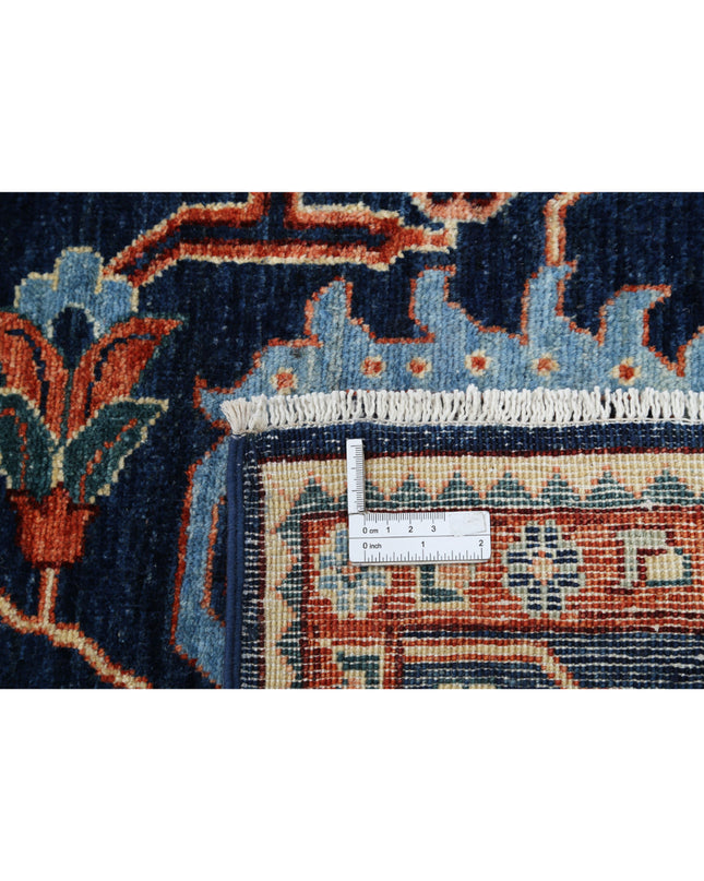 Ziegler 8' 9" X 11' 7" Hand Knotted Wool Rug 8' 9" X 11' 7" (267 X 353) / Blue / Wool