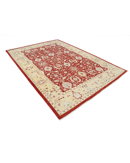 Ziegler 7' 9" X 10' 10" Hand Knotted Wool Rug 7' 9" X 10' 10" (236 X 330) / Red / Wool