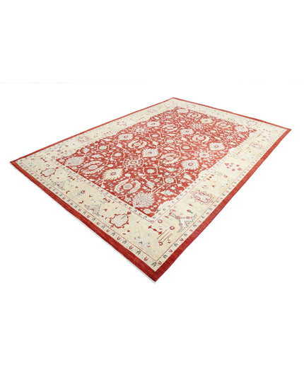 Ziegler 7' 9" X 10' 10" Hand Knotted Wool Rug 7' 9" X 10' 10" (236 X 330) / Red / Wool