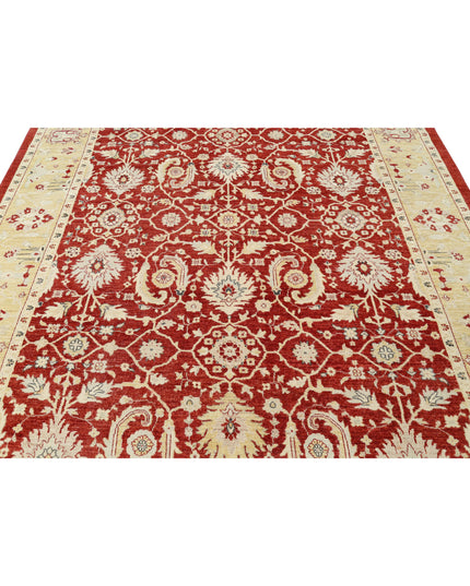 Ziegler 7' 9" X 10' 10" Hand Knotted Wool Rug 7' 9" X 10' 10" (236 X 330) / Red / Wool