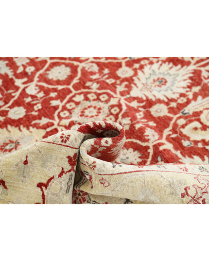 Ziegler 7' 9" X 10' 10" Hand Knotted Wool Rug 7' 9" X 10' 10" (236 X 330) / Red / Wool