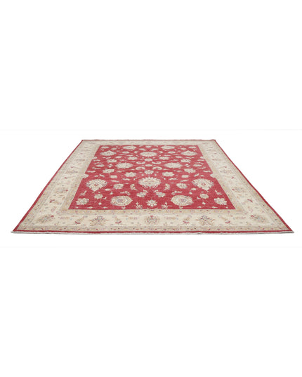 Ziegler 8' 3" X 11' 9" Hand Knotted Wool Rug 8' 3" X 11' 9" (251 X 358) / Red / Wool