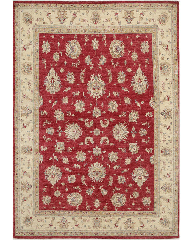 Ziegler 8' 3" X 11' 9" Hand Knotted Wool Rug 8' 3" X 11' 9" (251 X 358) / Red / Wool
