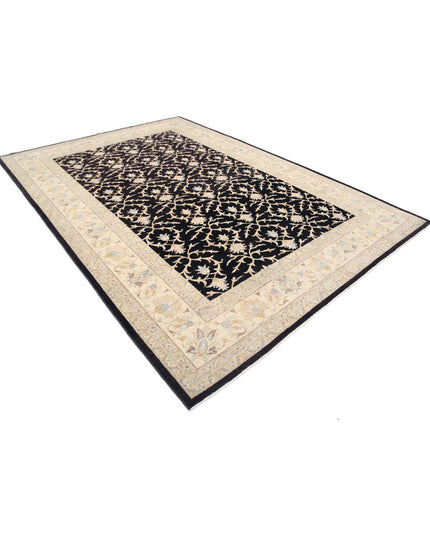 Ziegler 7' 9" X 10' 9" Hand Knotted Wool Rug 7' 9" X 10' 9" (236 X 328) / Black / Wool