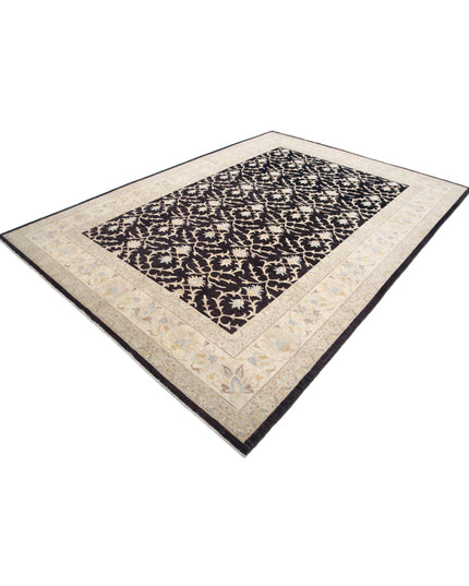 Ziegler 7' 9" X 10' 9" Hand Knotted Wool Rug 7' 9" X 10' 9" (236 X 328) / Black / Wool