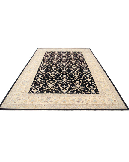 Ziegler 7' 9" X 10' 9" Hand Knotted Wool Rug 7' 9" X 10' 9" (236 X 328) / Black / Wool