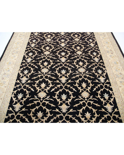 Ziegler 7' 9" X 10' 9" Hand Knotted Wool Rug 7' 9" X 10' 9" (236 X 328) / Black / Wool