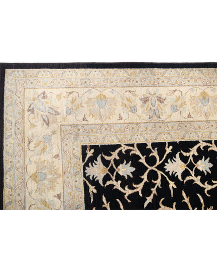 Ziegler 7' 9" X 10' 9" Hand Knotted Wool Rug 7' 9" X 10' 9" (236 X 328) / Black / Wool