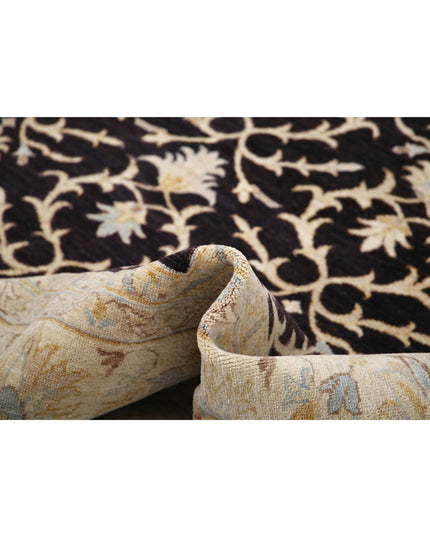 Ziegler 7' 9" X 10' 9" Hand Knotted Wool Rug 7' 9" X 10' 9" (236 X 328) / Black / Wool
