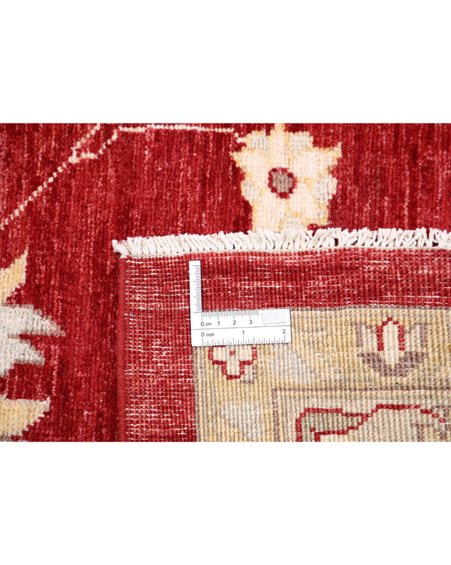 Ziegler 12' 3" X 17' 1" Hand Knotted Wool Rug 12' 3" X 17' 1" (373 X 521) / Red / Wool
