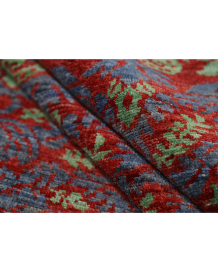 Ziegler 7' 10" X 9' 9" Hand Knotted Wool Rug 7' 10" X 9' 9" (239 X 297) / Red / Wool