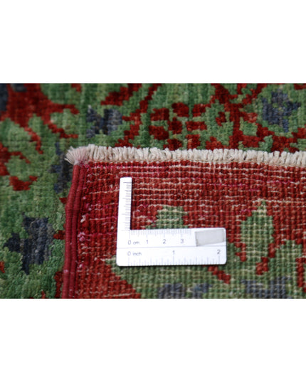 Ziegler 7' 10" X 9' 9" Hand Knotted Wool Rug 7' 10" X 9' 9" (239 X 297) / Red / Wool