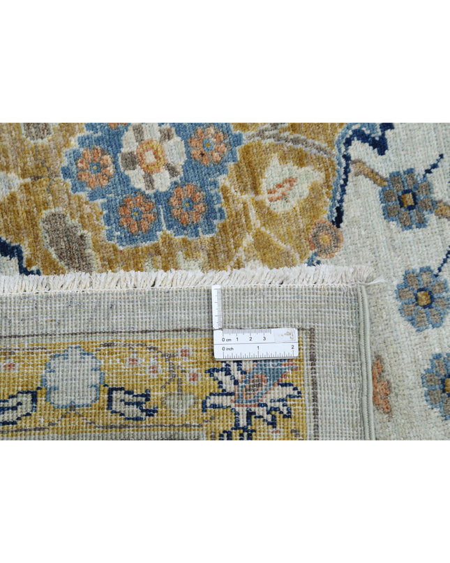 Ziegler 11' 6" X 16' 5" Hand Knotted Wool Rug 11' 6" X 16' 5" (351 X 500) / Blue / Wool