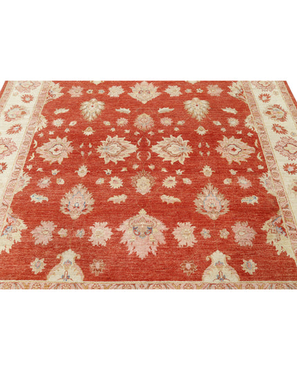 Ziegler 7' 9" X 8' 2" Hand Knotted Wool Rug 7' 9" X 8' 2" (236 X 249) / Red / Wool