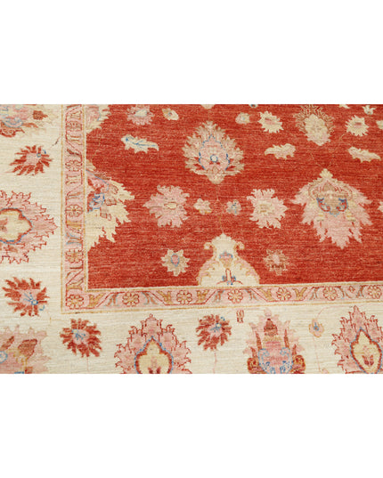 Ziegler 7' 9" X 8' 2" Hand Knotted Wool Rug 7' 9" X 8' 2" (236 X 249) / Red / Wool