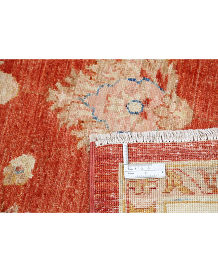 Ziegler 7' 9" X 8' 2" Hand Knotted Wool Rug 7' 9" X 8' 2" (236 X 249) / Red / Wool