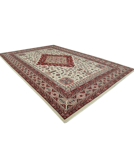 Ziegler 11' 10" X 17' 10" Hand Knotted Wool Rug 11' 10" X 17' 10" (361 X 543) / Ivory / Wool