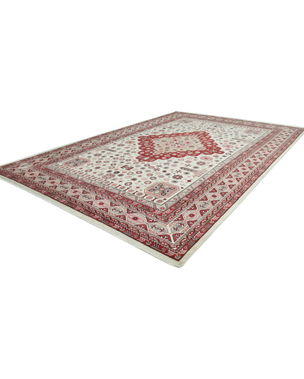 Ziegler 11' 10" X 17' 10" Hand Knotted Wool Rug 11' 10" X 17' 10" (361 X 543) / Ivory / Wool